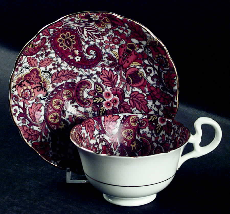 8559b Footed Cup & Saucer Set by Samuel Radford-1