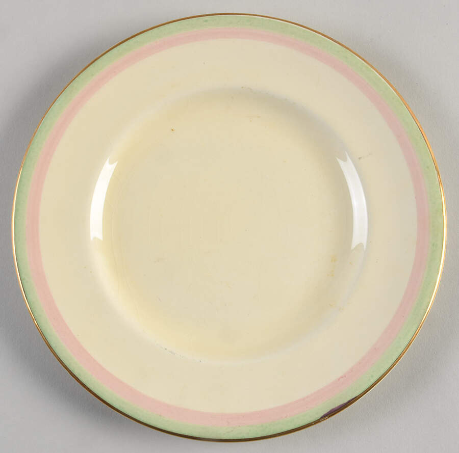 Tiger Lily Cream Salad Plate by Royal Winton-1