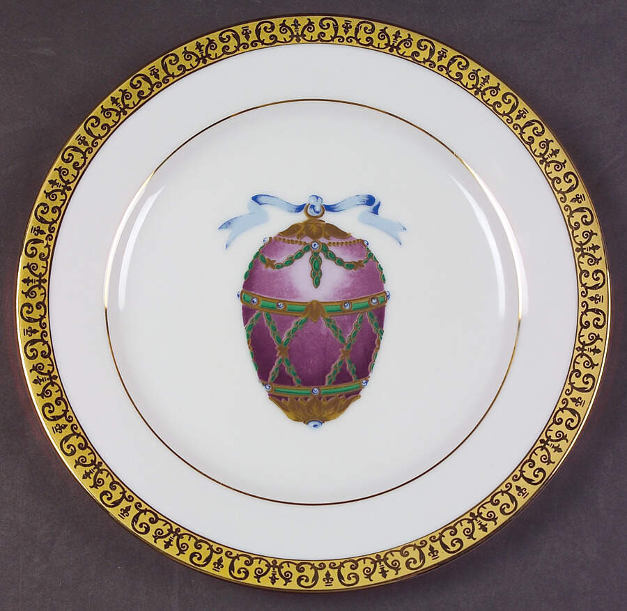 Gold Buffet Egg Salad Plate by Royal Gallery-1