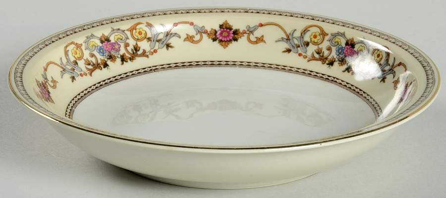 Wheeling (Occupied Japan) Rim Soup Bowl by Royal Embassy-1