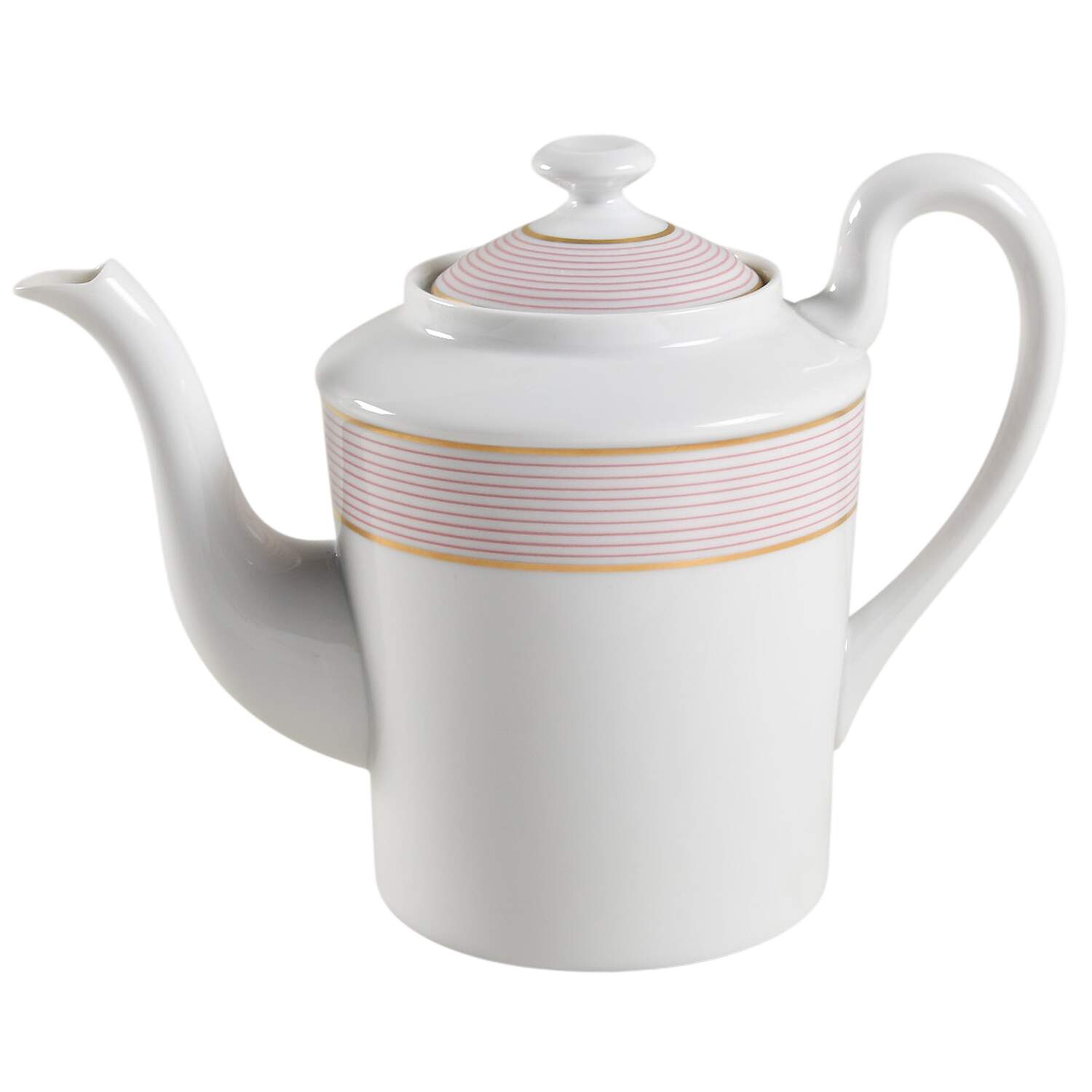 Crinoline Pink Teapot & Lid by Raynaud-1