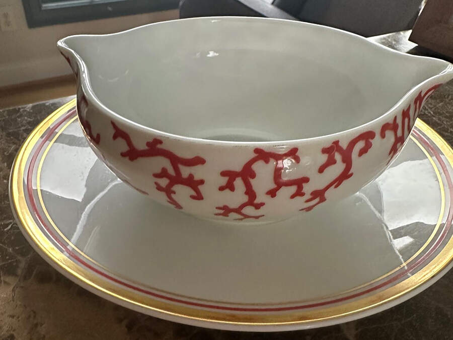 Cristobal Gravy Boat with Attached Underplate by Raynaud-1