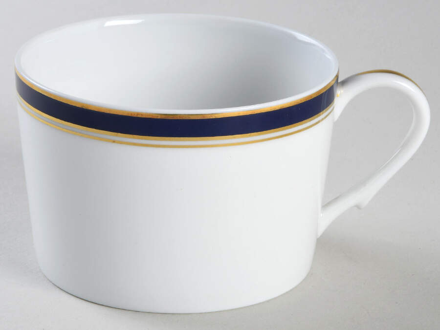 Diplomat Blue Flat Cup by Raynaud-1