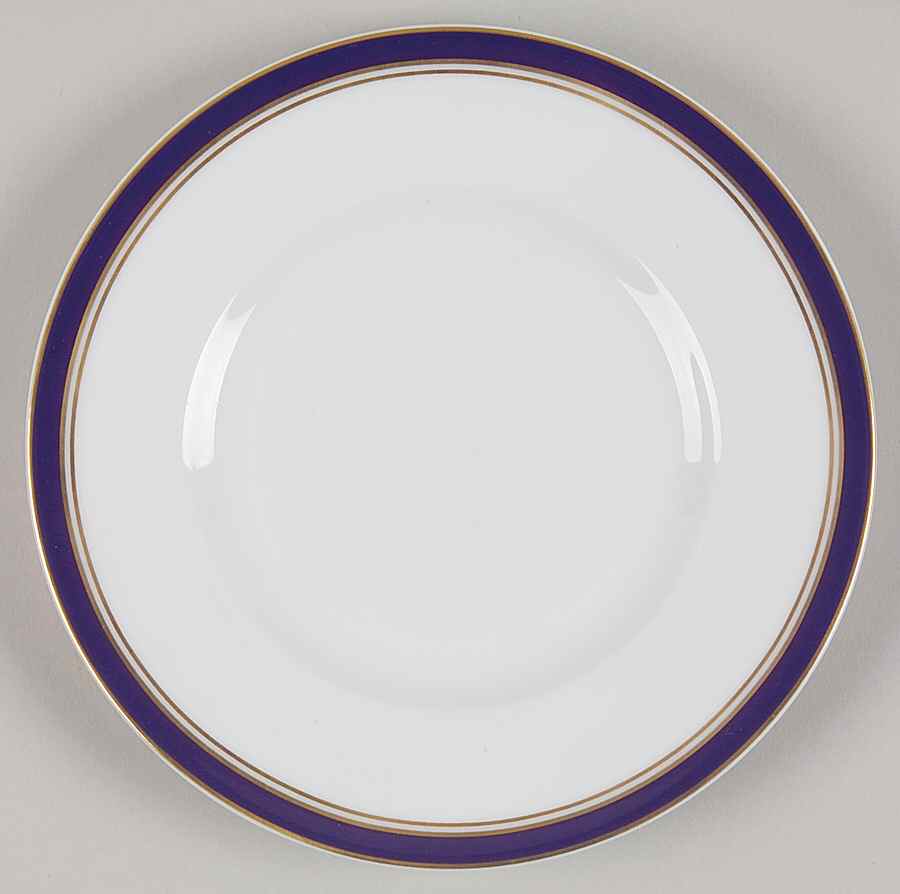 Diplomat Blue Bread & Butter Plate by Raynaud-1