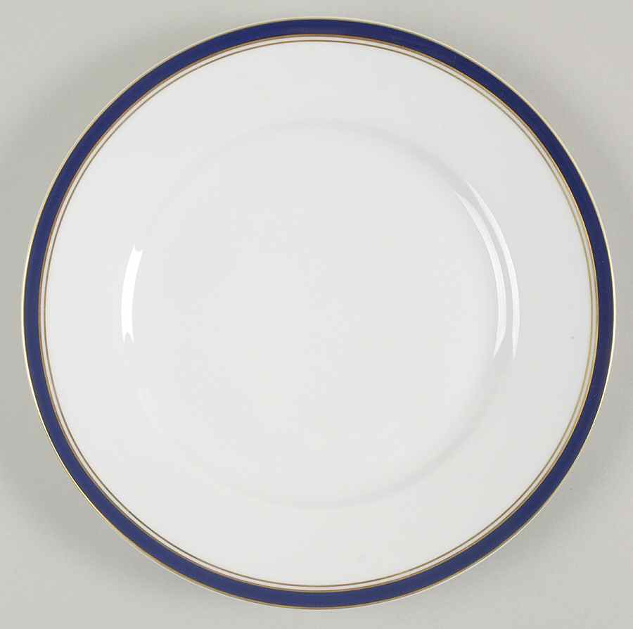 Diplomat Blue Dessert Luncheon Plate by Raynaud-1