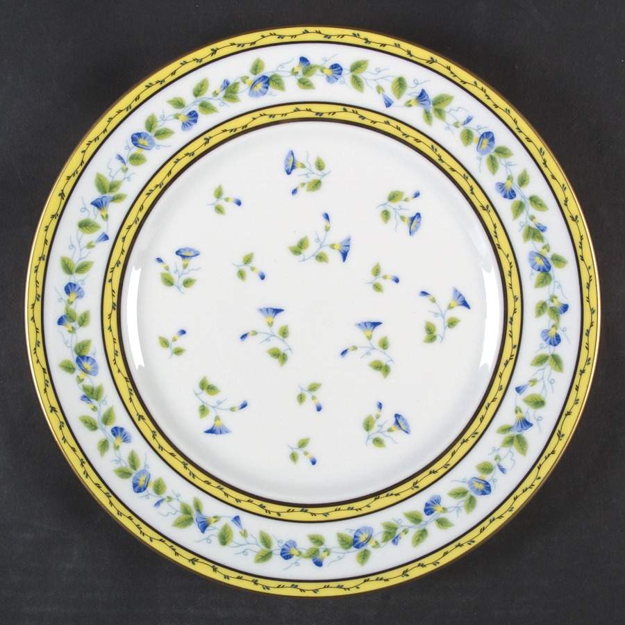 Morning Glory (Spray) Large Dinner Plate by Raynaud-1
