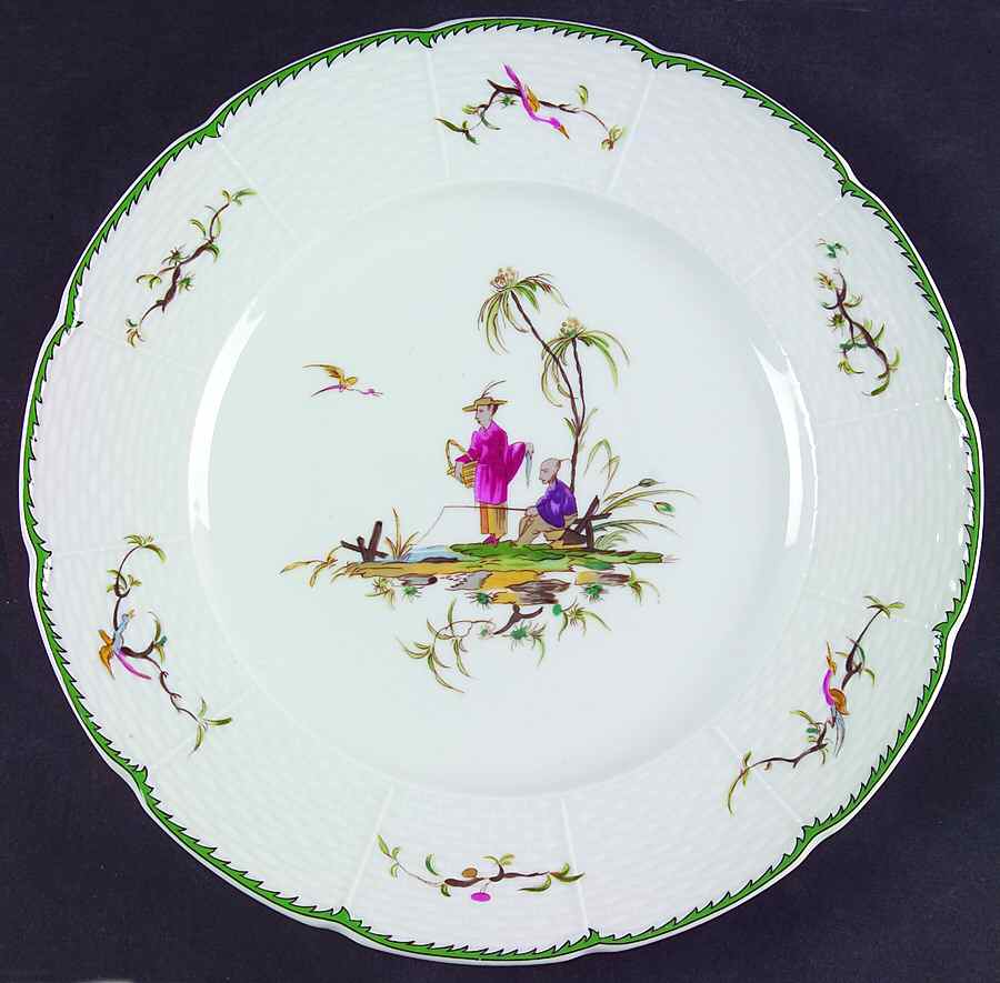 Si Kiang Large Dinner Plate by Raynaud-1