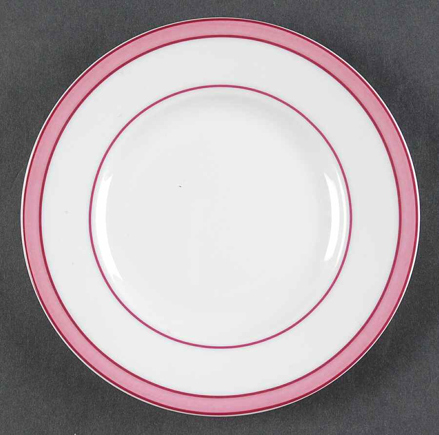 Tropic Pink (No Monogram) Bread & Butter Plate by Raynaud-1