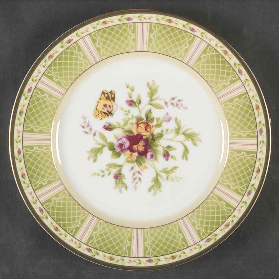 Seasons of Colour Spring Trellis Salad Plate by Royal Albert-1