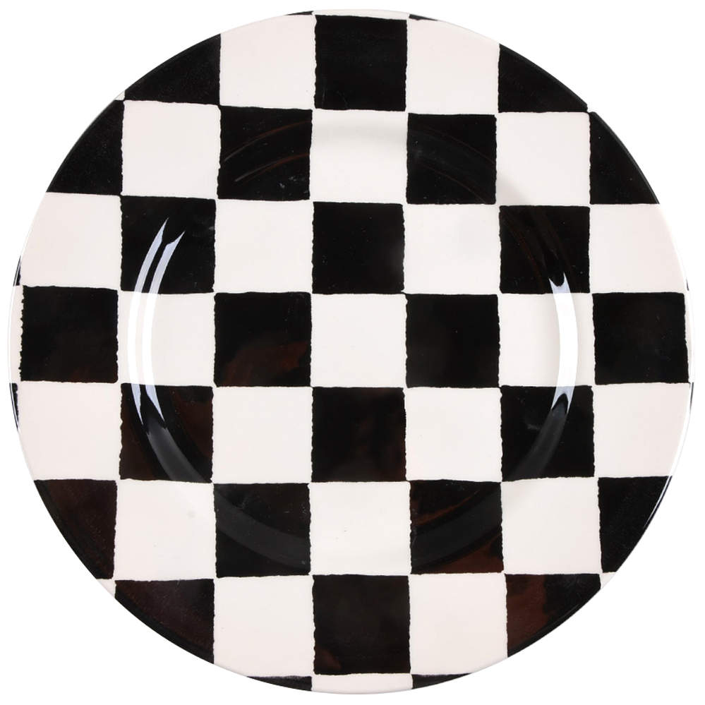 Chequers Dinner Plate by Royal Stafford-1