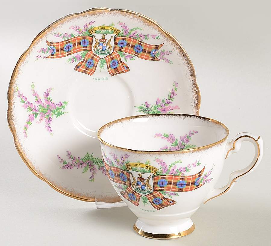 Tartan Series Footed Cup & Saucer Set by Royal Stafford-1