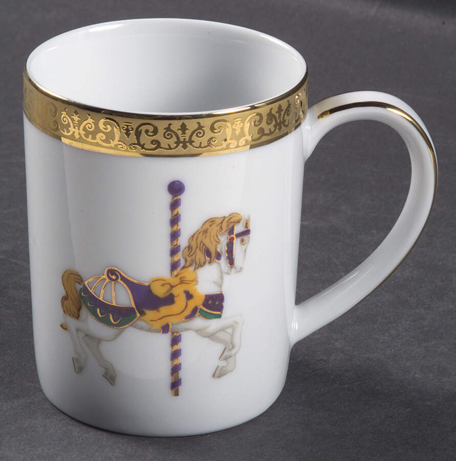 Gold Buffet (Carousel) Mug by Royal Gallery-1
