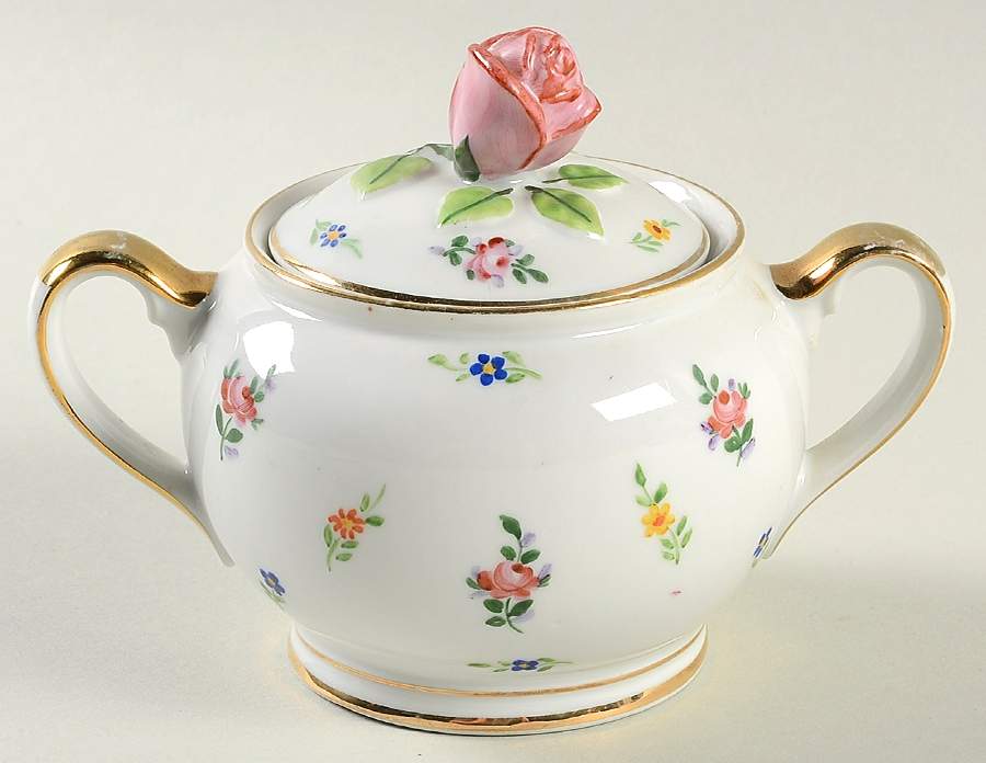 RIB9 Sugar Bowl & Lid by Rieber-1