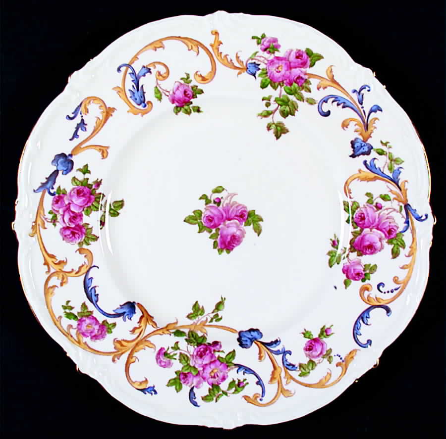 Premier Rose Dinner Plate by Royal Cauldon-1