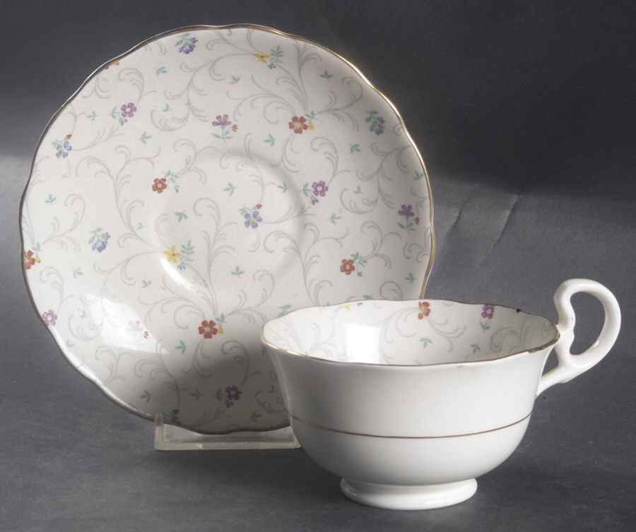 7820 Footed Cup & Saucer Set by Samuel Radford-1