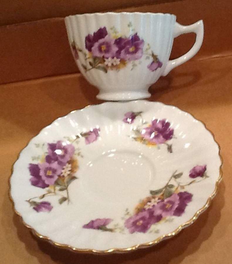 8616-A Footed Cup & Saucer Set by Samuel Radford-1