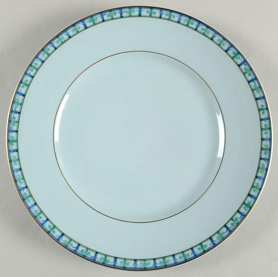 Bagatelle (Celadon) Dinner Plate by Raynaud-1