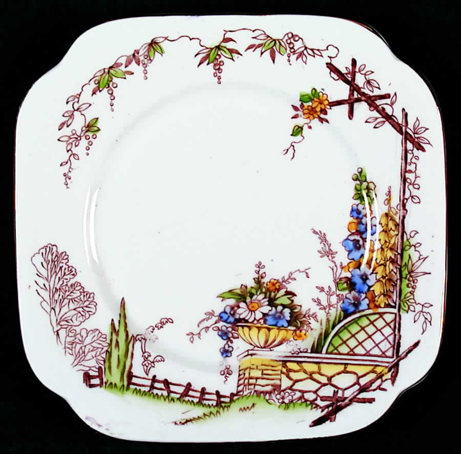 RSL1 Square Bread & Butter Plate by Roselyn-1