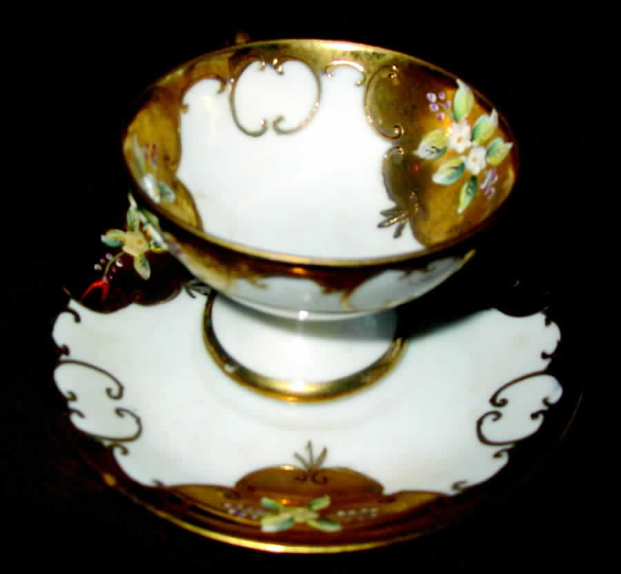 RCX2 Footed Cup & Saucer Set by Royal Carlton-1