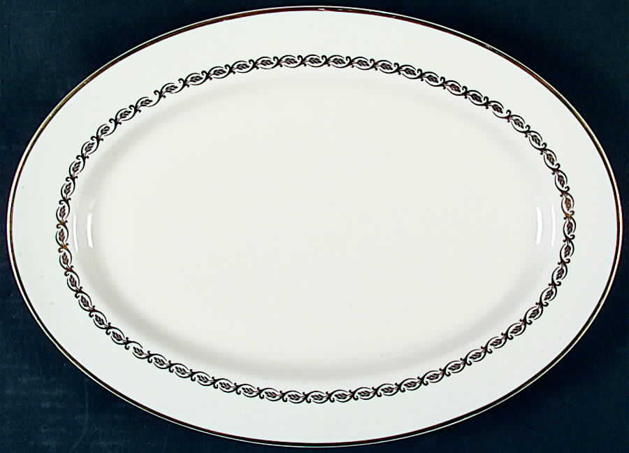 ROJ186 13" Oval Serving Platter by Royal Jackson-1