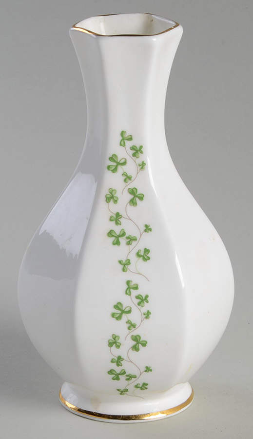 Shamrock 5" Bud Vase by Royal Tara-1