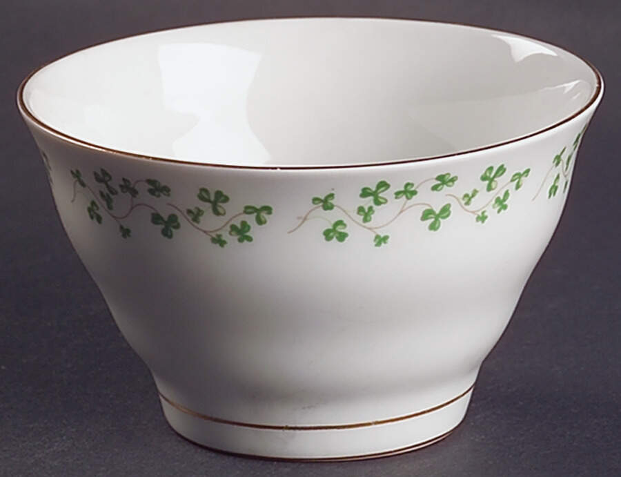 Shamrock Open Sugar Bowl by Royal Tara-1