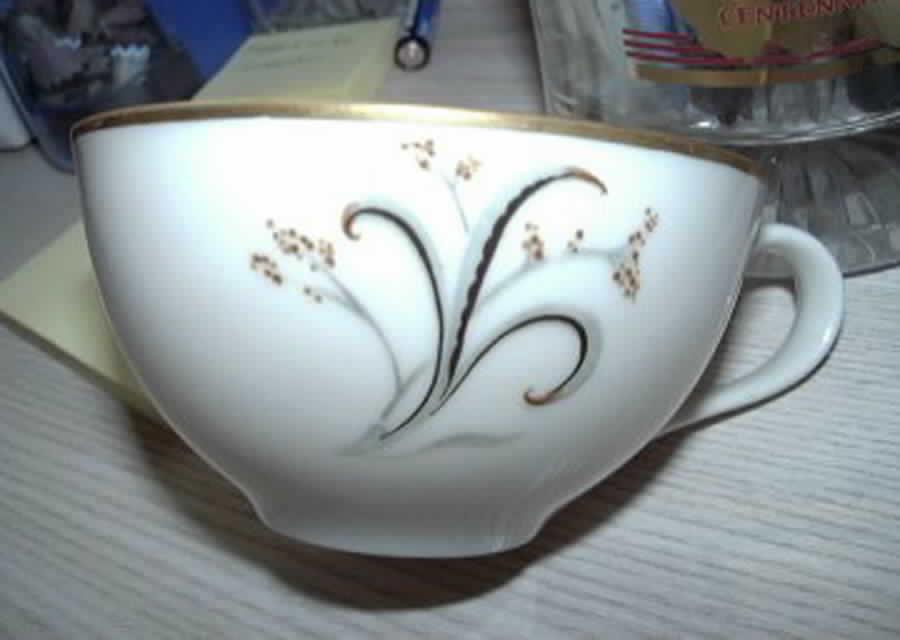 Nocturne Flat Cup by Royal Ivory (Japan)-1