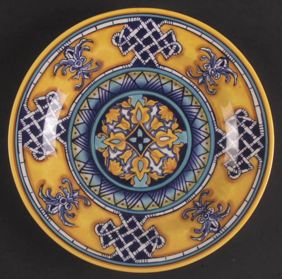 Roma Salad Plate by Rita Monti-1