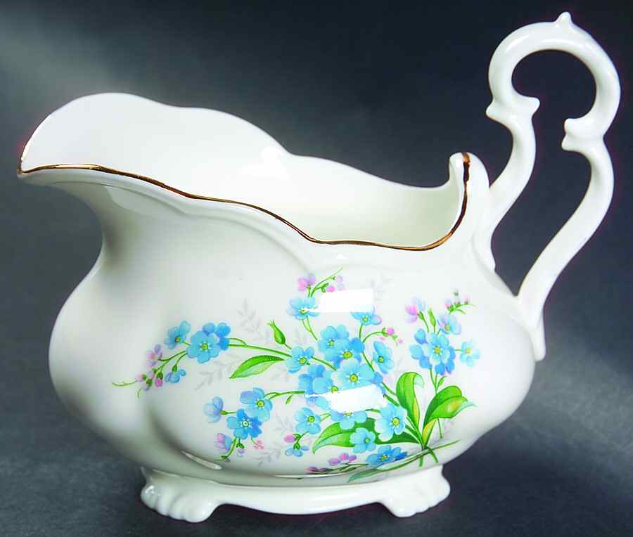 Forget Me Not (Victoria) Creamer by Royal Albert-1