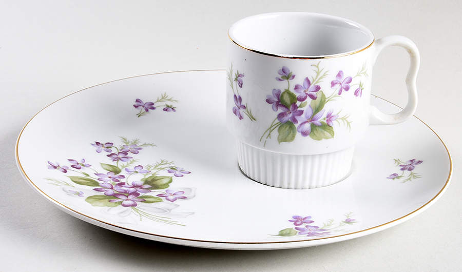 RGJ1 Snack Plate & Cup Set by Royal Geoffrey (Japan)-1