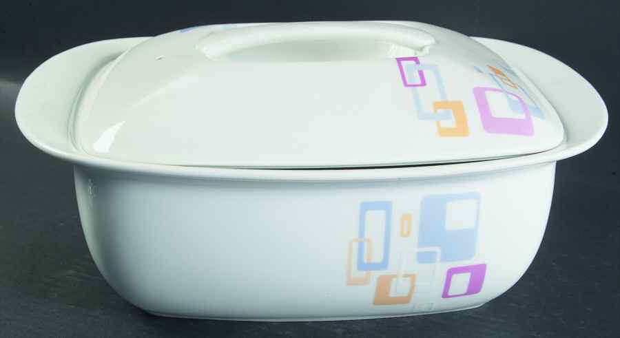Jamie Oliver Retro 4 Quart Rectangular Casserole with Lid by Royal Worcester-1
