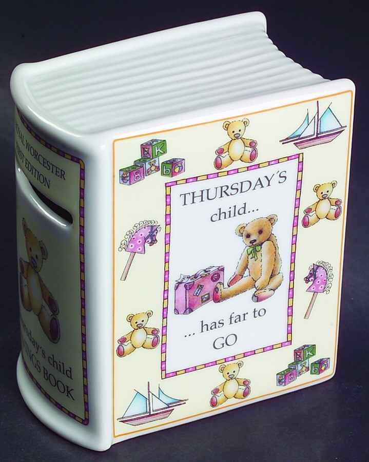 Days of The Week Bank by Royal Worcester-1