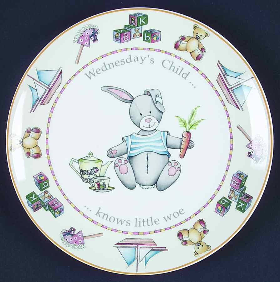 Days of The Week Salad Plate by Royal Worcester-1