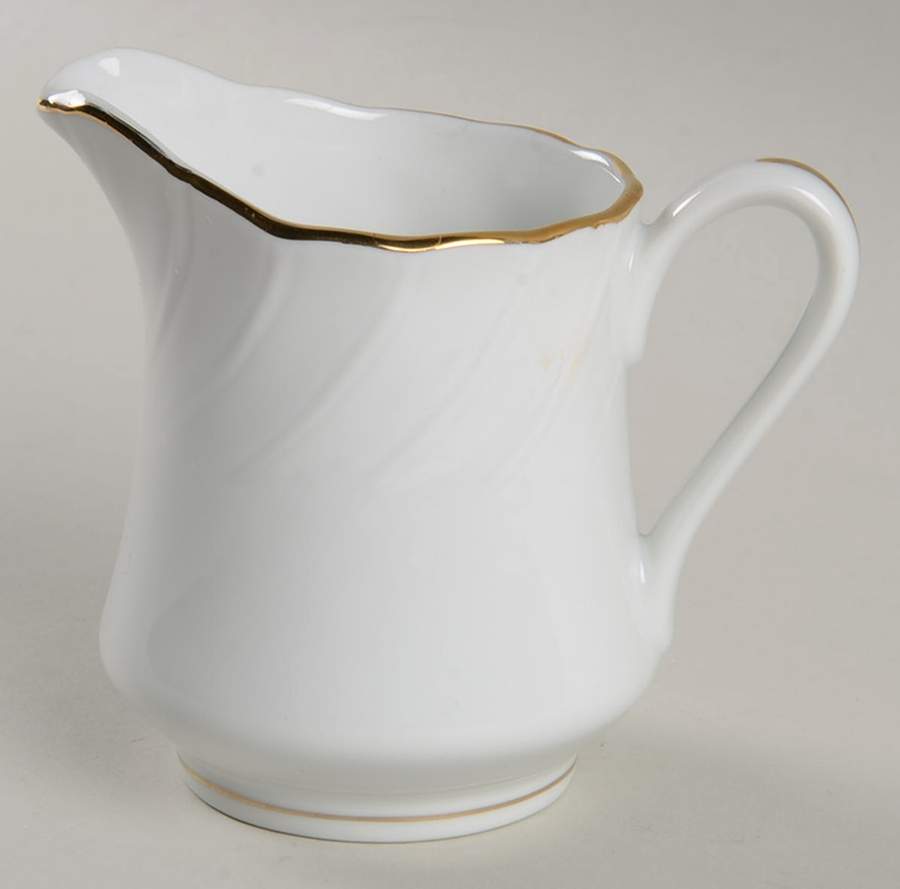Fluted Gold Creamer by Royal Limited-1