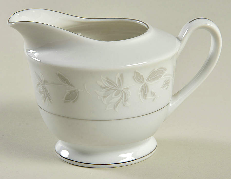 White Dawn Creamer by Royal Sovereign-1