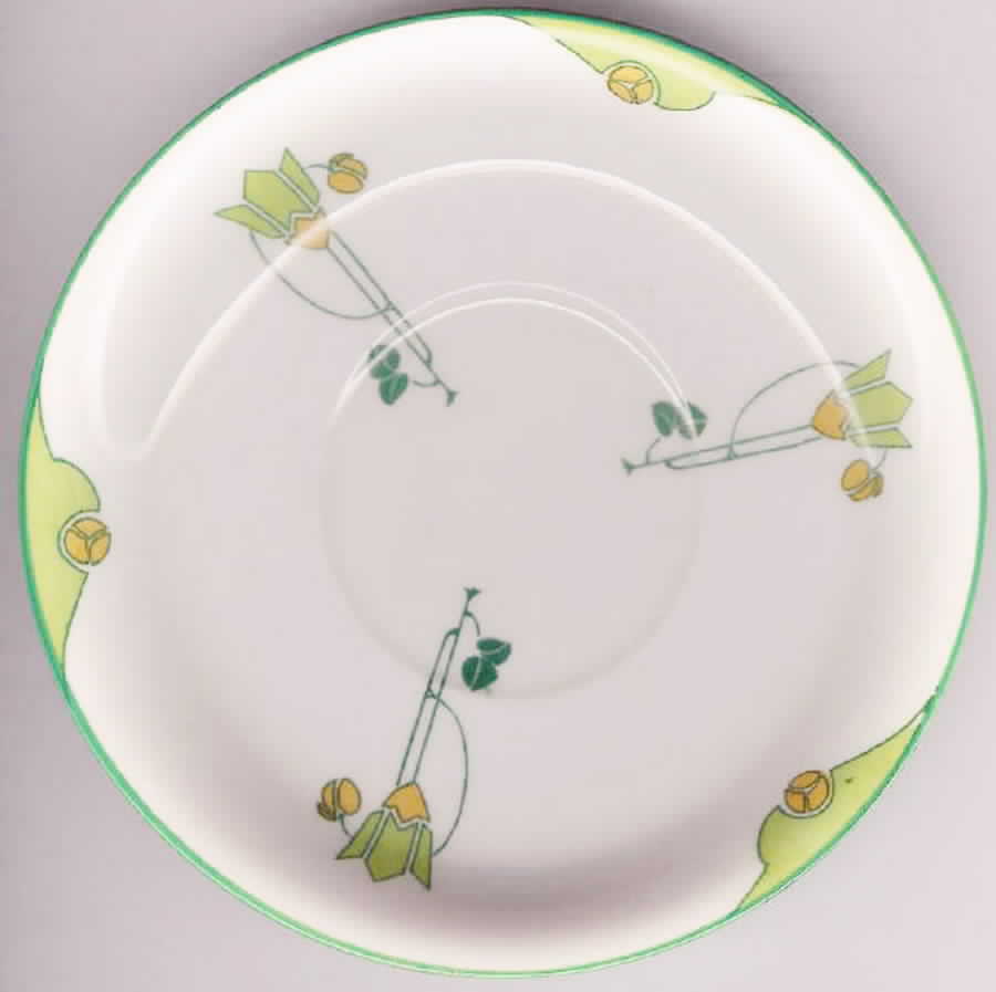 852 Saucer by Royal Staffordshire-1