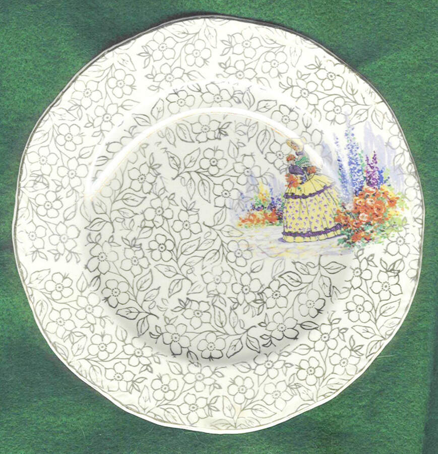RWO4 Salad Plate by Royal Crown (England)-1
