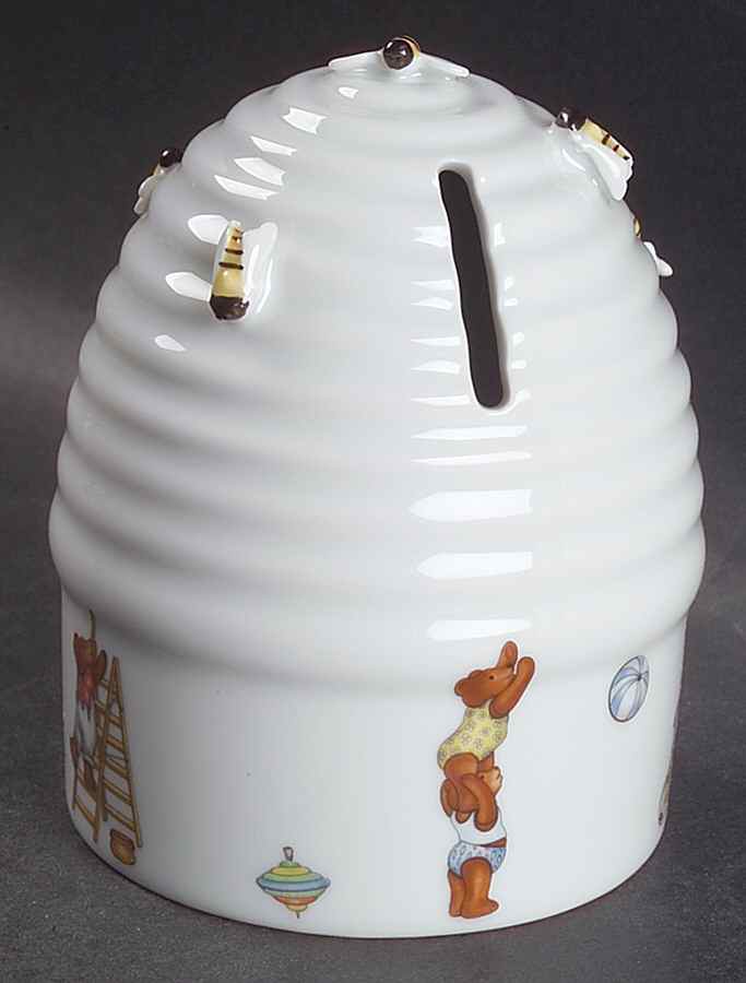 Julius Blue Round Money Box by Royal Copenhagen-1