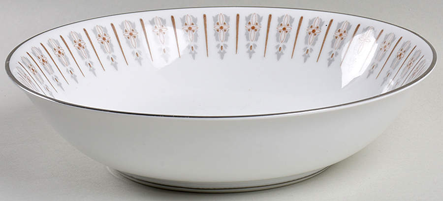 Sylphe 9" Round Vegetable Bowl by Rose (Japan)-1
