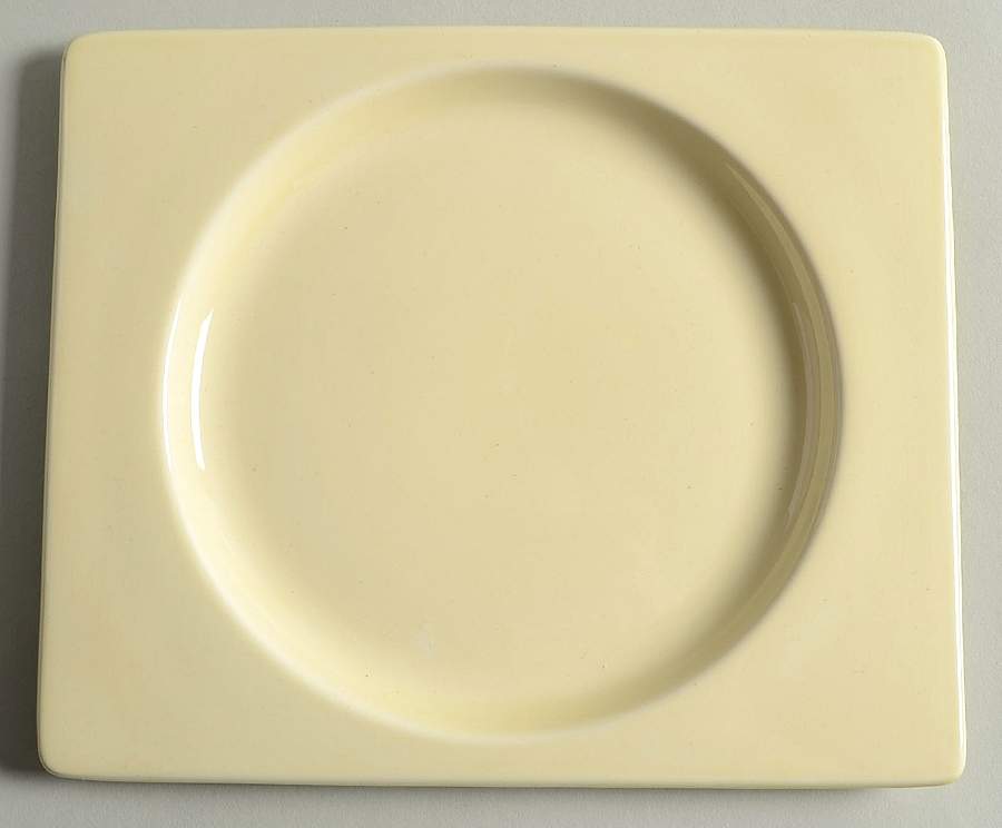 The Biarritz (Cream, Undercoated) Luncheon Plate by Royal Staffordshire-1