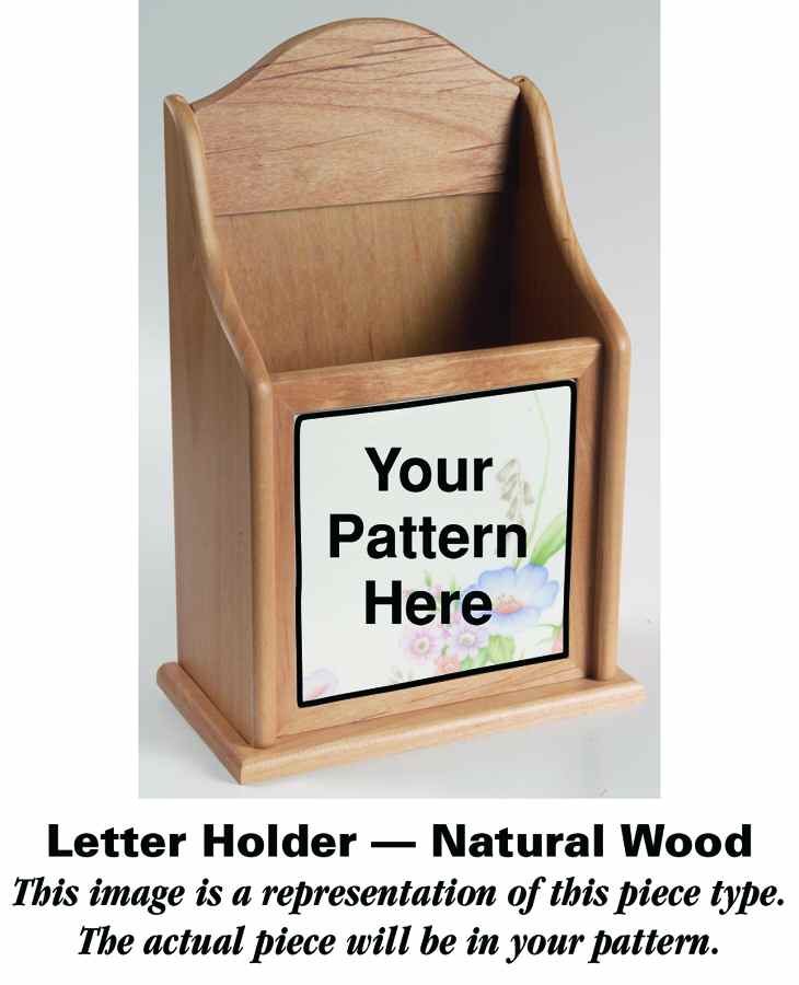 Gypsy 10" Natural Wood Letter Holder  HC by Denby-Langley-1