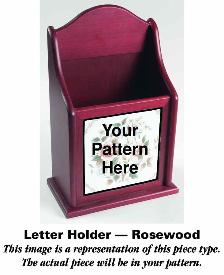 Gypsy 10" Rosewood Letter Holder  HC by Denby-Langley-1