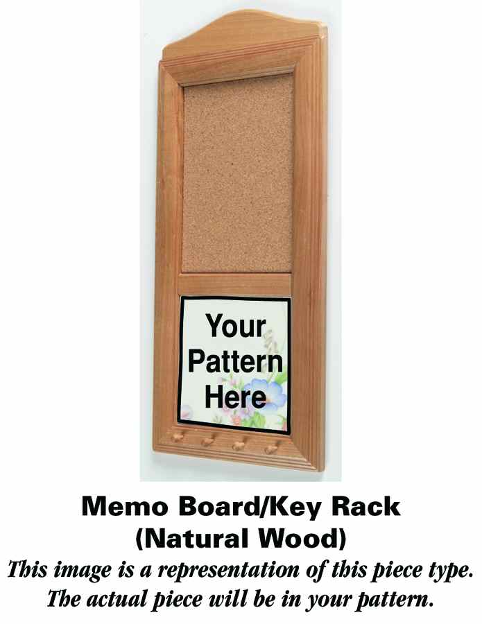 Ondine 15" Natural Wood Memo Board/Key Rack  HC by Franciscan-1