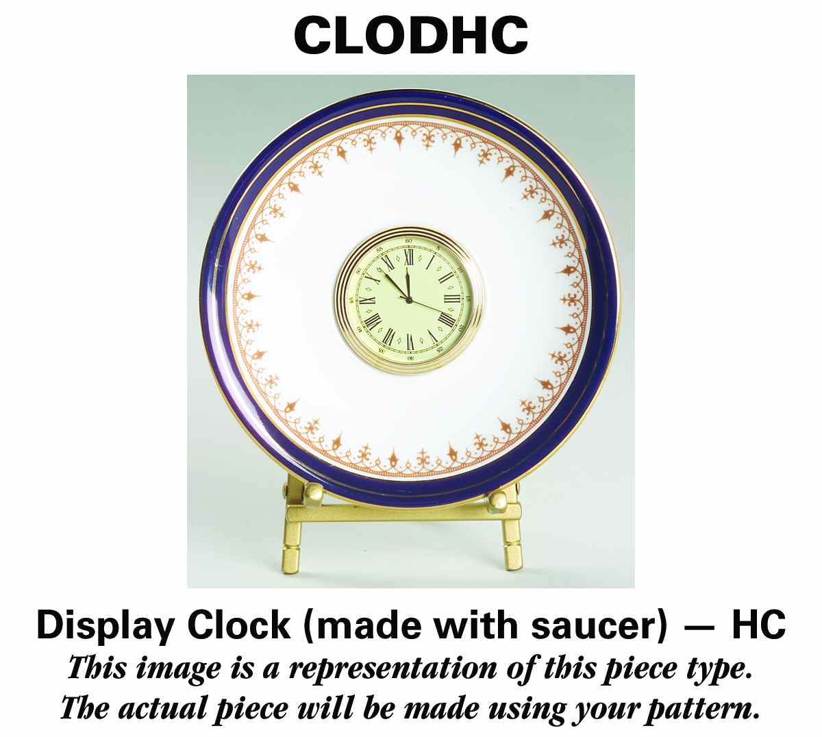 7181 6 3/4"-7" Display Clock (Sau) HC by Franconia-Krautheim & Adelburg-1
