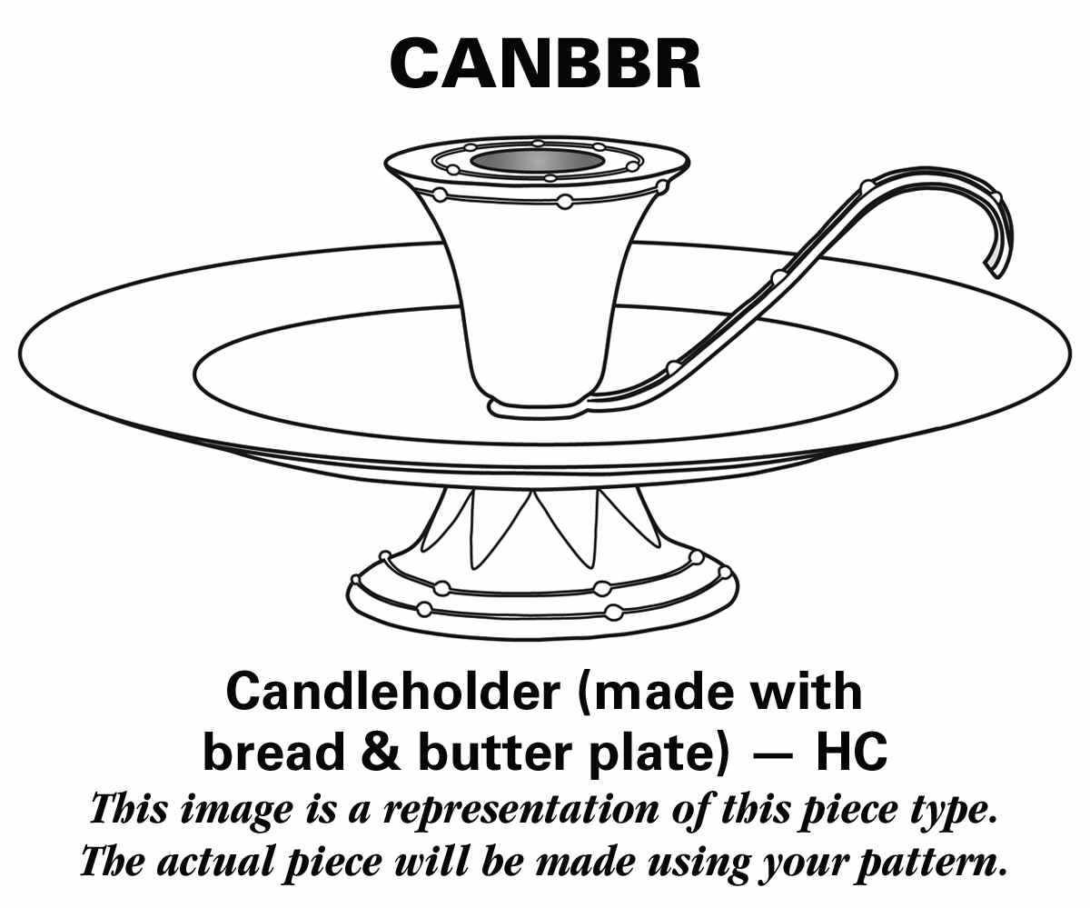 Trocadero 3"- 3 1/4" Candleholder (BB) HC by Charles Ahrenfeldt-1