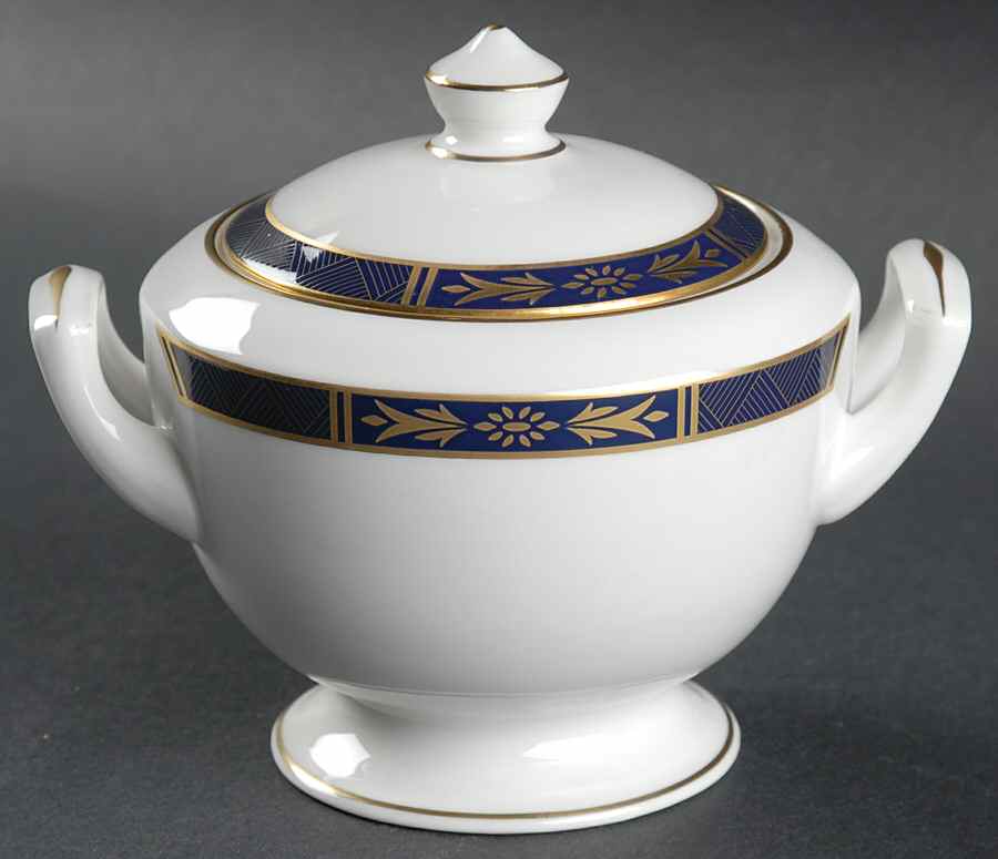 Royal Lily (Newer, 2004 Intro) Sugar Bowl & Lid by Royal Worcester-1