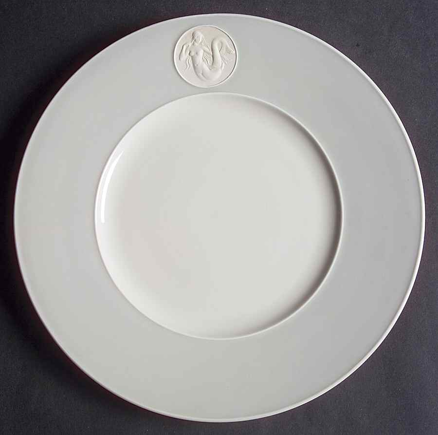 Arcadia Gray (No Trim, Cream Background) Salad Plate by Royal Berlin-1