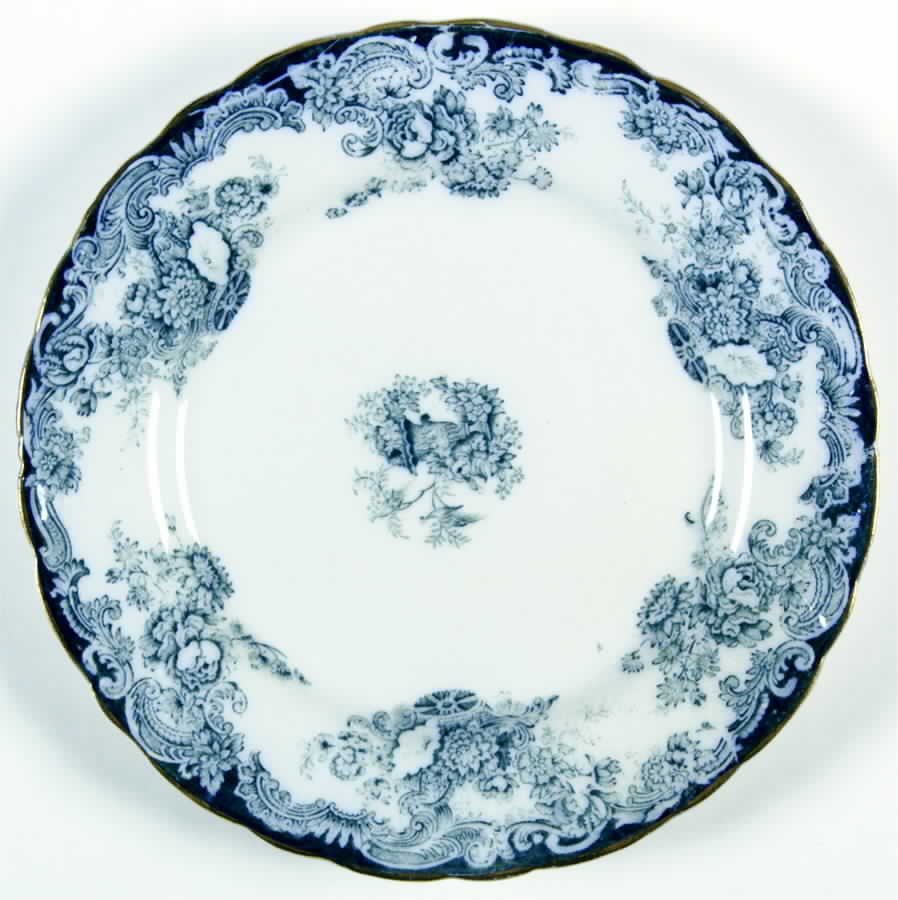 Arcadia Blue and Green Salad Plate by Royal Staffordshire-1