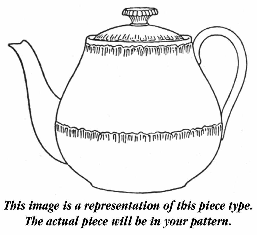 Cornflower Crimson Teapot & Lid by Wedgwood-1