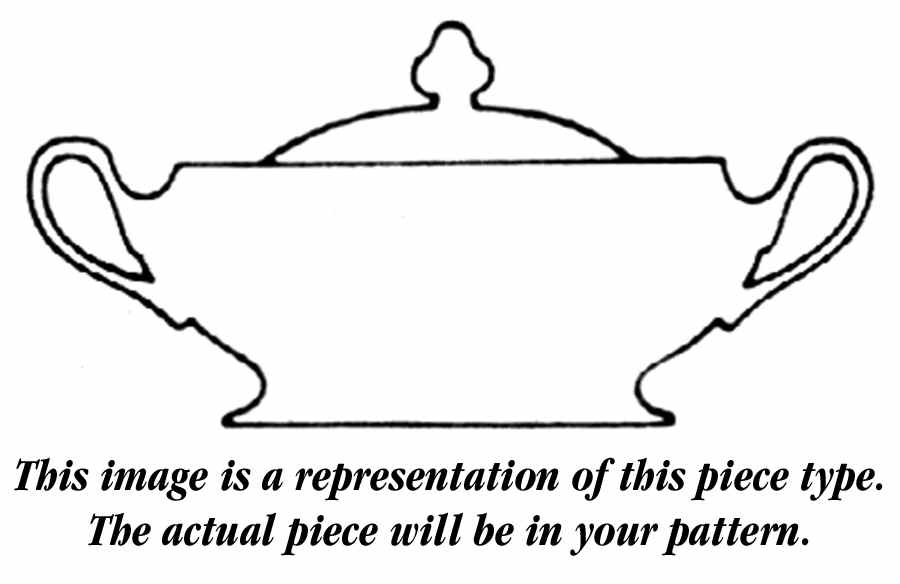 Beatrice Round Covered Vegetable by Castleton (USA)-1
